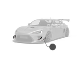 ROBOT CRAFTSMAN Carbon Fiber Front Bumper Canards For Toyota 86 Subaru BRZ Scion FR-S